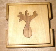 Coasters in Rosewood